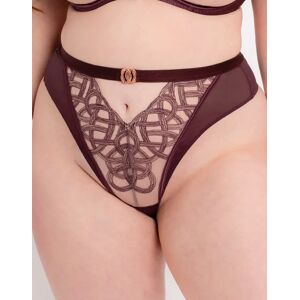 Off 54% Scantilly Lovers Knot Thong Fig/Latte Curvy Kate Ltd