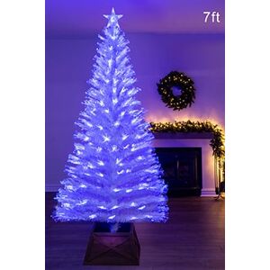 Off 23% The 6ft White Blue Ripple Effect ... Christmas Tree World