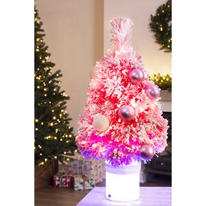 Off 58% The 60cm Baby Pink LED Fibre ... Christmas Tree World